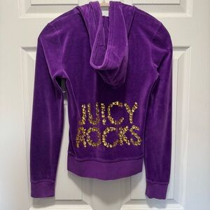 Y2K Juicy Couture Hoodie Full Zip - “Juicy Rocks”  Size Small